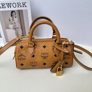 MCM EIla Visetos New Boston Bag